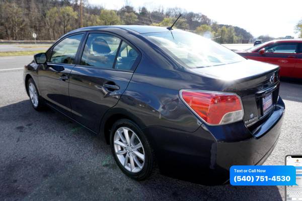 2013 Subaru Impreza 2.0i Premium 4-Door w/All Weather Package - ALL... for sale in Roanoke, VA – photo 6