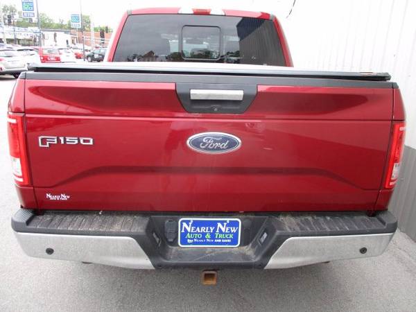 2015 Ford F-150 XLT 4X4 SuperCrew Eco Maroon Pickup - cars & trucks... for sale in Green Bay, WI – photo 4