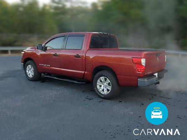 2019 Nissan Titan Crew Cab SV Pickup 4D 5 1/2 ft pickup Red -... for sale in Memphis, TN – photo 6