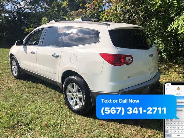 2012 Chevrolet Chevy Traverse 4d SUV AWD LT1 DC LOW PRICES WHY PAY... for sale in Northwood, OH – photo 4