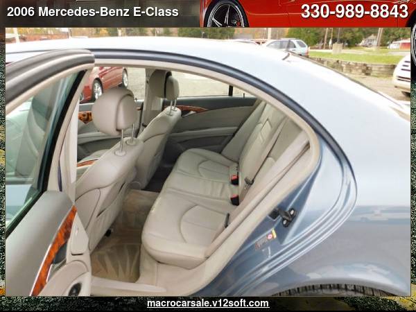 2006 Mercedes-Benz E-Class E 350 4dr Sedan with - cars & trucks - by... for sale in Akron, OH – photo 16