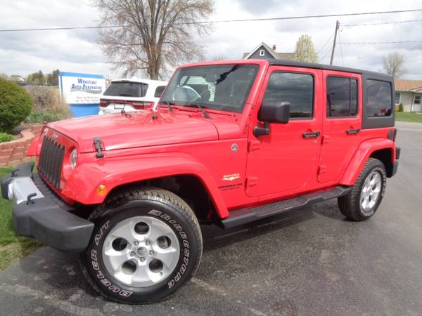 2014 Jeep Wrangler Unlimited 4WD 4dr Sahara - - by for sale in Frankenmuth, MI