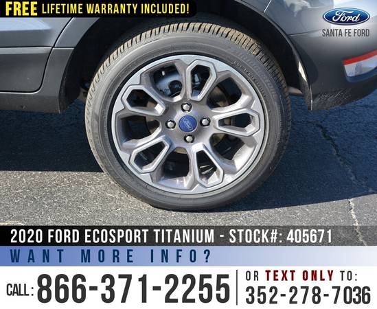 2020 FORD ECOSPORT TITANIUM *** SAVE Over $5,000 off MSRP! *** -... for sale in Alachua, FL – photo 17