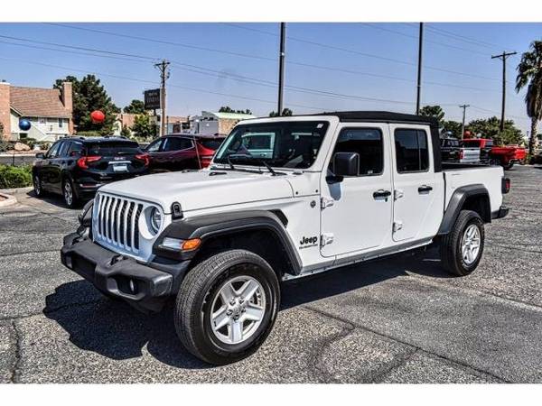 2020 Jeep Gladiator Sport S pickup Bright White Clearcoat - cars &... for sale in El Paso, TX – photo 5