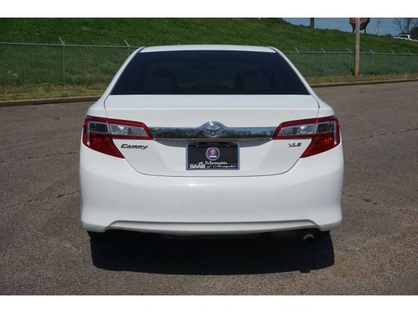 2012 Toyota Camry White - - by dealer - vehicle for sale in Memphis, TN – photo 4