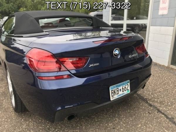 2015 BMW 6 SERIES 640I XDRIVE CALL/TEXT D for sale in Somerset, WI – photo 5