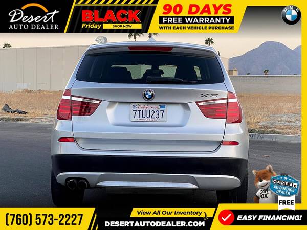 2013 BMW X3 xDrive28i AWD 75,000 MILES xDrive28i SUV with 75,000... for sale in Palm Desert , CA – photo 9