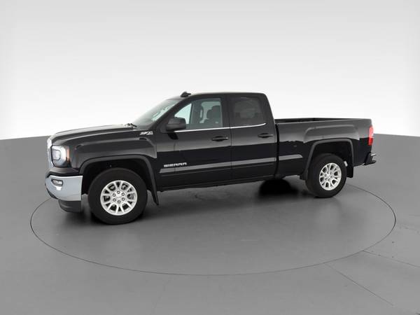 2018 GMC Sierra 1500 Double Cab SLE Pickup 4D 6 1/2 ft pickup Black... for sale in Asheville, NC – photo 4