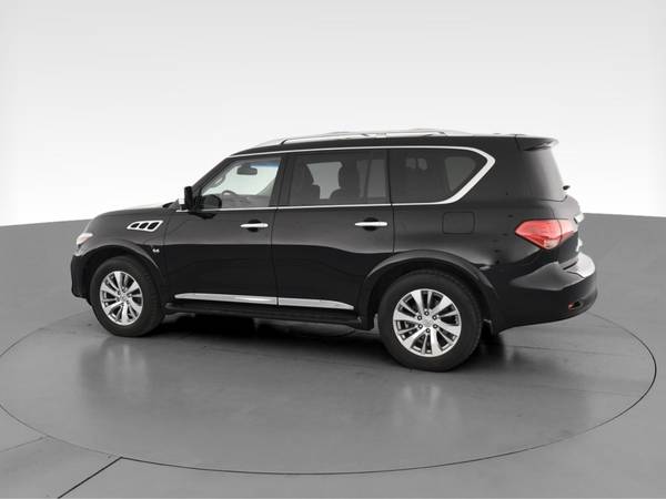 2016 INFINITI QX80 Sport Utility 4D suv Black - FINANCE ONLINE -... for sale in Washington, District Of Columbia – photo 6
