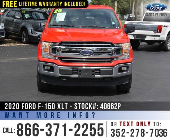 20 Ford F150 XLT 4WD FordPass Connect, Camera, SIRIUS for sale in Alachua, FL – photo 2