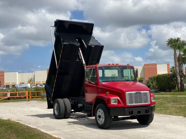1997 Freightliner FL-80 Dump Truck 5 9 Cummins Red - cars & for sale in West Palm Beach, FL – photo 21