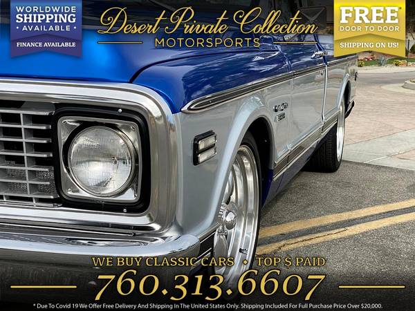 1972 Chevrolet c10 Short Bed FULLY RESTORED 454 Pickup is clean for sale in Other, NM – photo 5