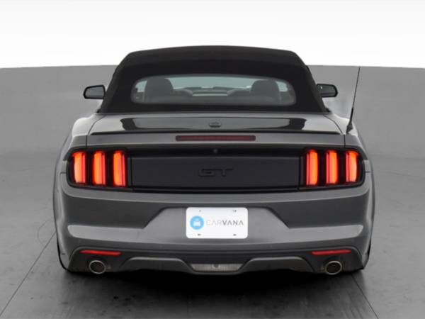 2016 Ford Mustang GT Premium Convertible 2D Convertible Gray -... for sale in Hobart, IL – photo 9