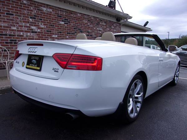 2014 Audi A5 2.0T AWD Conv, 79k Miles, Auto, White/Tan, Navi, Clean! for sale in Franklin, VT – photo 3