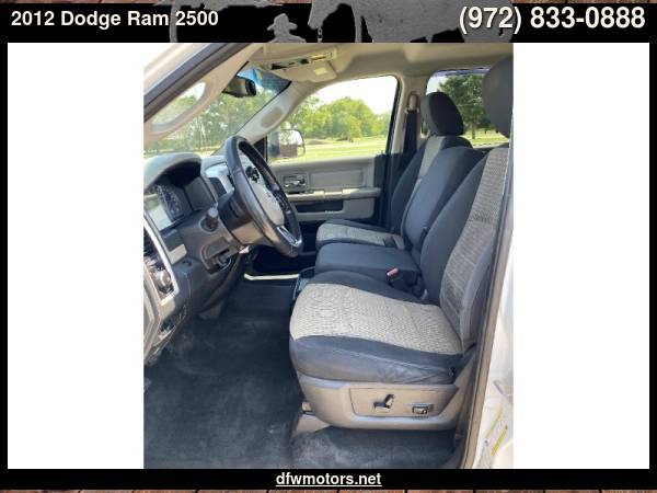 2012 Dodge Ram 2500 SLT Big Horn 4WD CrewCab Diesel - cars & trucks... for sale in Lewisville, TX – photo 19