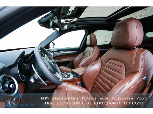 18 Alfa Romeo Stelvio Ti AWD Sport-Luxury Crossover! INCREDIBLE! for sale in Eau Claire, WI – photo 5