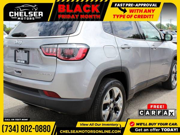 $290/mo - 2017 Jeep New Compass Limited - Easy Financing! - cars &... for sale in Chelsea, MI – photo 7