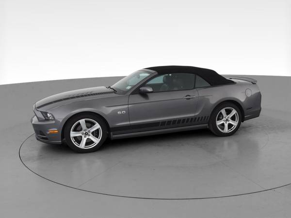 2014 Ford Mustang GT Premium Convertible 2D Convertible Gray -... for sale in Oak Park, IL – photo 4