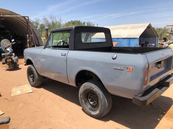 1974 Ihc. Scout II 1/2 top - cars & trucks - by owner - vehicle... for sale in E/s Elp., TX – photo 4