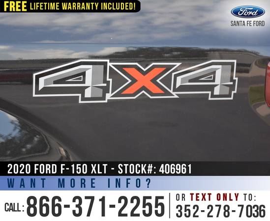 20 Ford F-150 XLT 4X4 8, 000 off MSRP! F150 4WD, Backup Camera for sale in Alachua, FL – photo 20