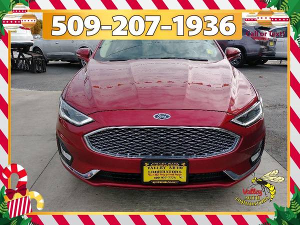 2019 Ford Fusion Titanium Only $500 Down! *OAC - cars & trucks - by... for sale in Spokane, WA – photo 2