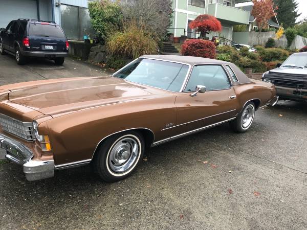 1974 Chevrolet Monte Carlo - cars & trucks - by owner - vehicle... for sale in Seattle, MS – photo 3