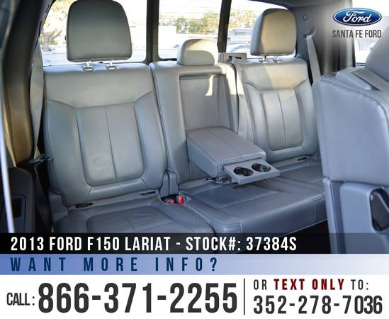 2013 FORD F150 LARIAT TRUCK *** Leather, SYNC, Bluetooth, Ford F-150 * for sale in Alachua, FL – photo 19