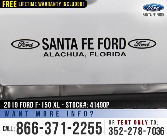 2019 FORD F150 XL 4WD Tailgate Step, SYNC, Backup Camera for sale in Alachua, FL – photo 10