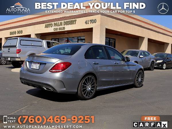 2016 Mercedes-Benz C 300 Sport 687/mo - - by dealer for sale in Palm Desert , CA – photo 5