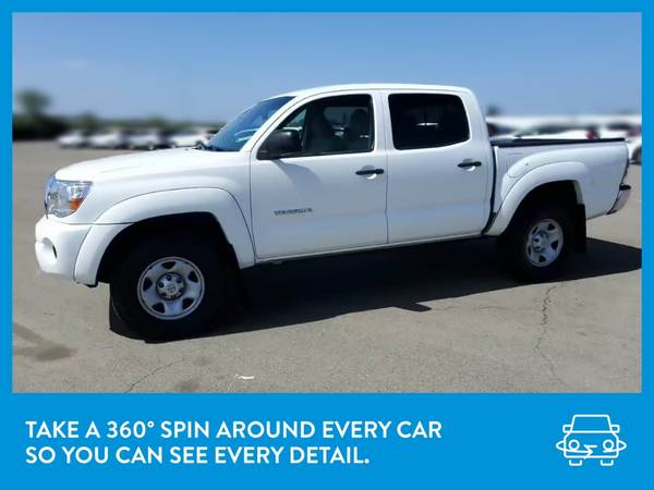 2011 Toyota Tacoma Double Cab PreRunner Pickup 4D 5 ft pickup White for sale in Fort Collins, CO – photo 3
