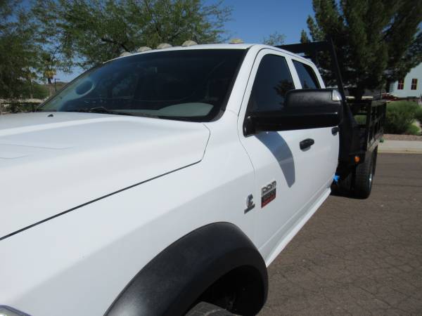 2011 DODGE RAM 5500 CREW CAB 4X4 6 7 CUMMINS FLATBED! - cars & for sale in Phoenix, AZ – photo 5