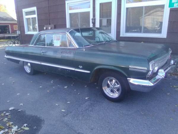 1963 CHEVROLET IMPALA SS PROJECT CAR for sale in Carthage, NY