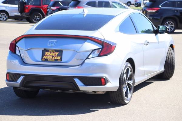 2017 Honda Civic Coupe Touring coupe Silver - - by for sale in Tracy, CA – photo 5