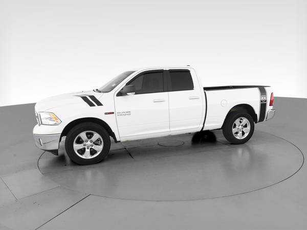 2014 Ram 1500 Quad Cab Big Horn Pickup 4D 6 1/3 ft pickup White - -... for sale in Yuba City, CA – photo 4