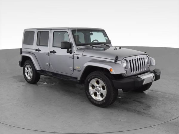 2014 Jeep Wrangler Unlimited Sahara Sport Utility 4D suv Gray - -... for sale in Chaska, MN – photo 15