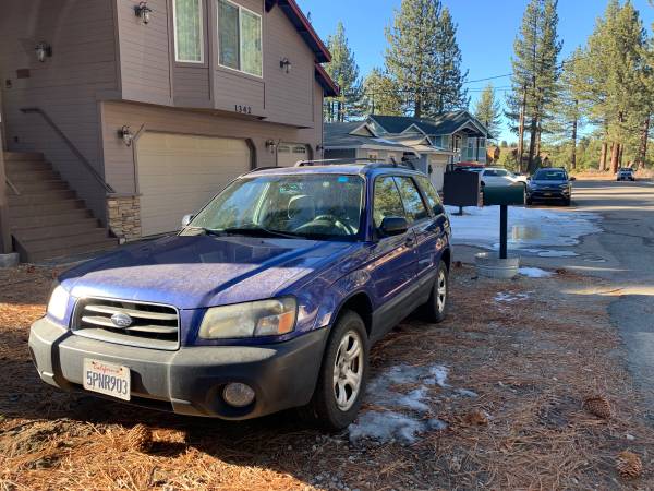 2003 Subaru Forester 2.5X (manual transmission) 2500 OBO - cars &... for sale in South Lake Tahoe, NV – photo 2