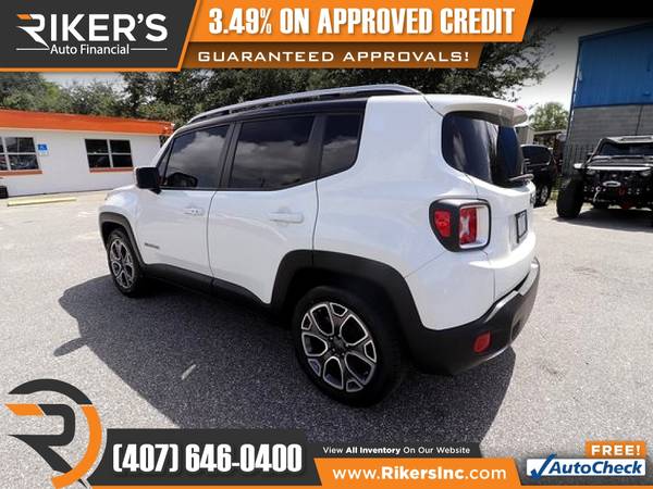 $182/mo - 2016 Jeep Renegade Limited - 100 Approved! - cars & trucks... for sale in Kissimmee, FL – photo 13