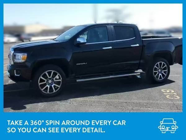2019 GMC Canyon Crew Cab Denali Pickup 4D 6 ft pickup Black for sale in Revere, MA – photo 3