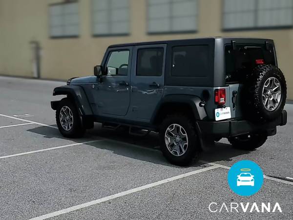 2014 Jeep Wrangler Unlimited Rubicon Sport Utility 4D suv Gray - -... for sale in Washington, District Of Columbia – photo 7