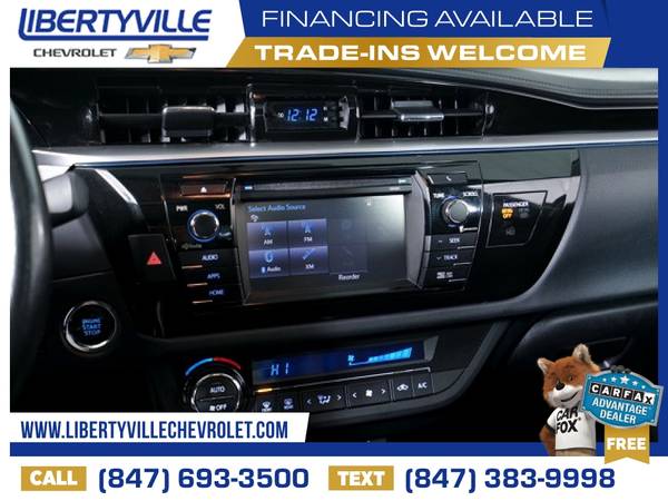 291/mo - 2016 Toyota Corolla L - - by dealer for sale in Libertyville, IL – photo 7