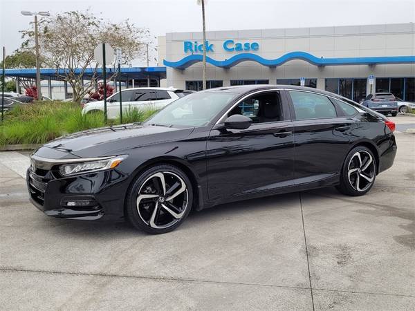 2019 Honda Accord Sport - CARFAX One-Owner Turbocharged! - cars & for sale in Davie, FL – photo 2