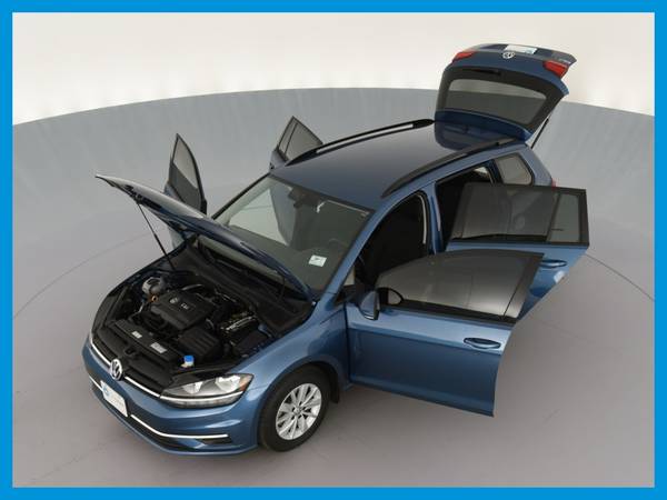 2018 VW Volkswagen Golf SportWagen TSI S Wagon 4D wagon Blue for sale in Las Vegas, NV – photo 15