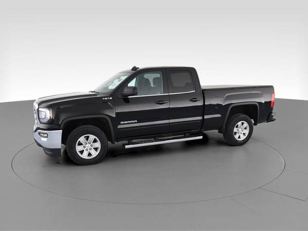 2018 GMC Sierra 1500 Double Cab SLE Pickup 4D 6 1/2 ft pickup Black... for sale in Fort Myers, FL – photo 4