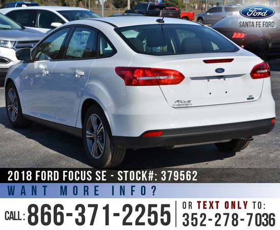 2018 FORD FOCUS SE *** Tinted, Backup Camera, SYNC *** for sale in Alachua, FL – photo 5