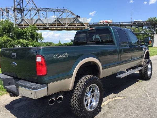 2010 Ford F350 Only 69k Lariat Diesel 4x4 lifted leather - cars &... for sale in burlington city, NY – photo 9