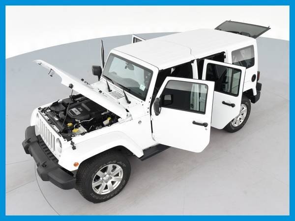 2016 Jeep Wrangler Unlimited Sahara Sport Utility 4D suv White for sale in York, PA – photo 15