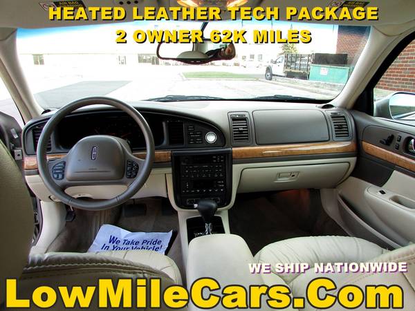 low miles 2001 Lincoln continental sedan 61k - cars & trucks - by... for sale in Willowbrook, IL – photo 17