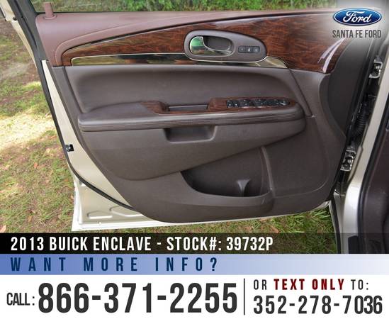 2013 BUICK ENCLAVE SUV *** Remote Start, Homelink, Leather Seats *** for sale in Alachua, FL – photo 12
