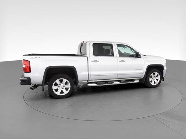 2015 GMC Sierra 1500 Crew Cab SLT Pickup 4D 5 3/4 ft pickup Silver -... for sale in Indianapolis, IN – photo 12