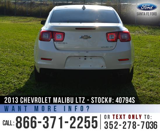 *** 2013 Chevrolet Malibu LTZ *** Remote Start - Camera - Sunroof -... for sale in Alachua, FL – photo 6